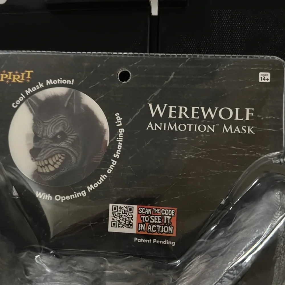 Spirit Halloween Werewolf Animation Mask